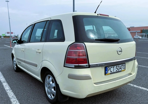 Opel Zafira cena 9300 przebieg: 267000, rok produkcji 2007 z Poznań małe 254